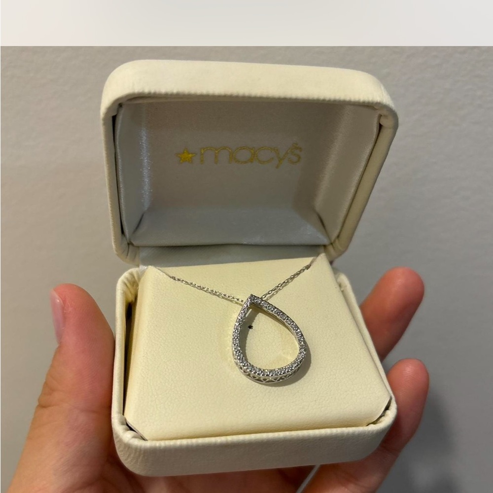 Macy's 14k Gold & Diamond Necklace